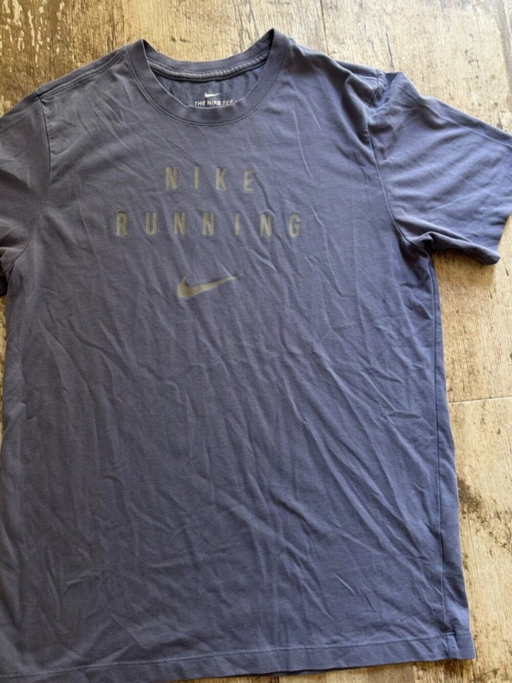 NIKE RUNNING Dri Fit Slate Blue Short Sleeve T Shirt Men’s Medium